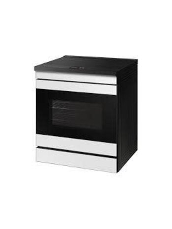 Samsung *NSI6DB990012  Bespoke 30-in 4 Burners 6.3-cu ft Self and Steam Cleaning Air Fry Convection Oven Slide-in Smart Induction Range (White Glass)