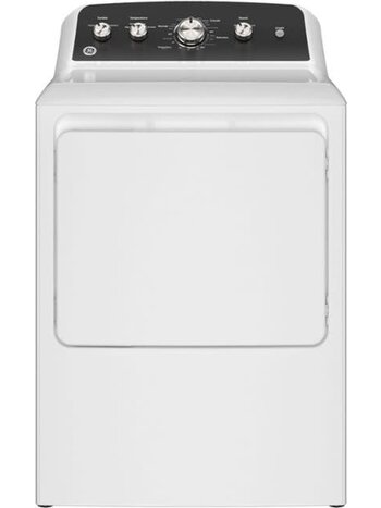 GE *GTD48GASWWB   7.2 cu. ft. Capacity Gas Dryer with Up To 120 ft. Venting and Extended Tumble