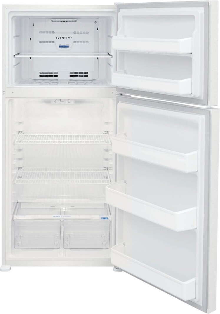 Frigidaire * FFTR1814WW .18.3 Cu. Ft. Top Freezer Refrigerator Garage Ready in White