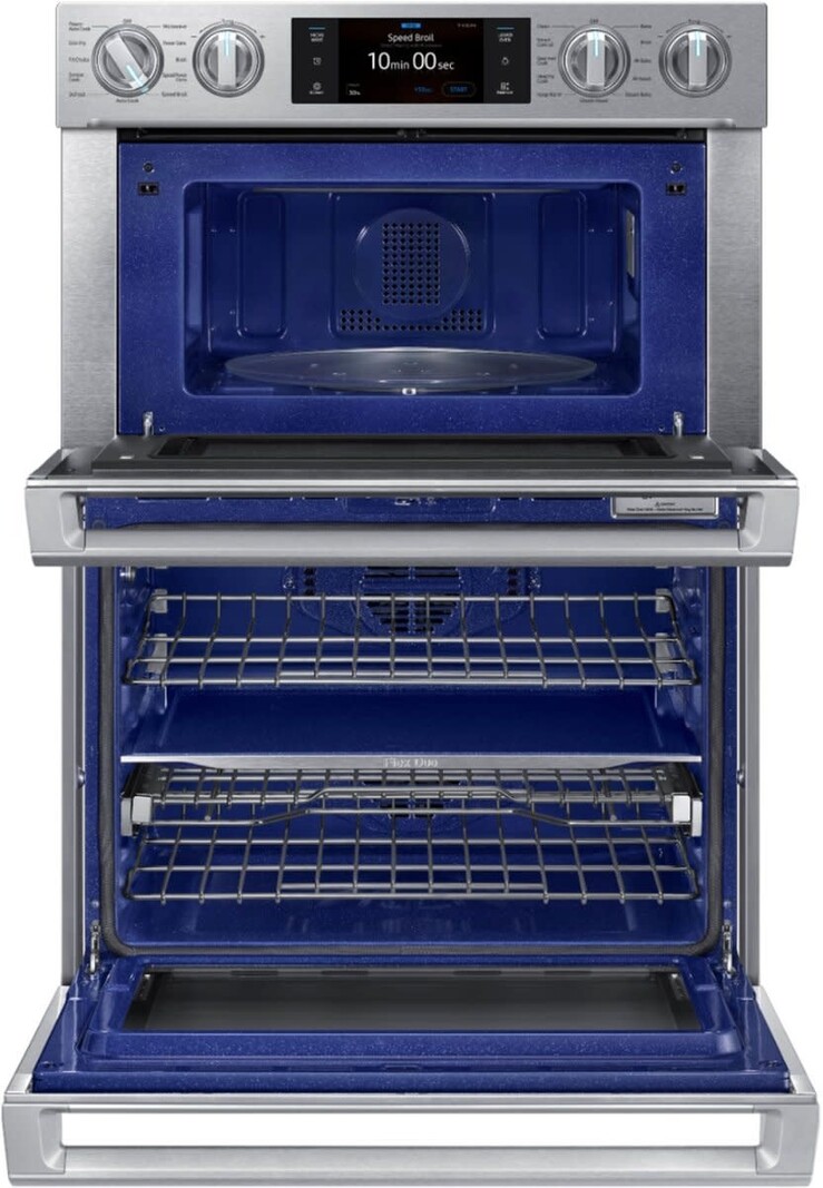 Samsung *NQ70M7770DS  30" Microwave Combination Wall Oven with Flex Duo, Steam Cook and WiFi - Stainless Steel
