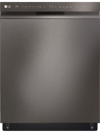 LG *LDFN4542D  24 in. PrintProof Black Stainless Steel Front Control Dishwasher