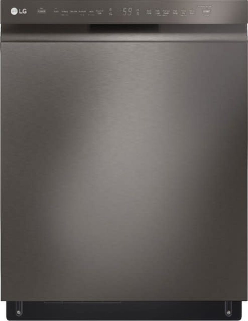 LG *LDFN4542D  24 in. PrintProof Black Stainless Steel Front Control Dishwasher