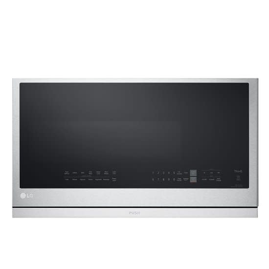 LG *MVEL2137F 2.1 cu. ft. 30 in. Width PrintProof Stainless Steel 1,050-Watt Smart Over-the-Range Microwave Oven with ExtendaVent 2.0