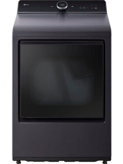 LG *DLGX8601BE  7.3 cu. ft. Vented SMART Gas Dryer in Matte Black with EasyLoad Door, TurboSteam and Sensor Dry Technology