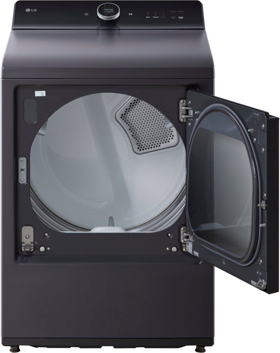 LG *DLGX8601BE  7.3 cu. ft. Vented SMART Gas Dryer in Matte Black with EasyLoad Door, TurboSteam and Sensor Dry Technology