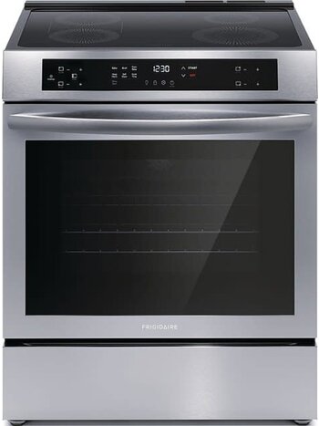 Frigidaire *FCFI3083AS 30 in 5.3 cu.ft. 4-Burner Element Slide-In Front Control Self-Cleaning Induction Range w/ Convection in Stainless Steel