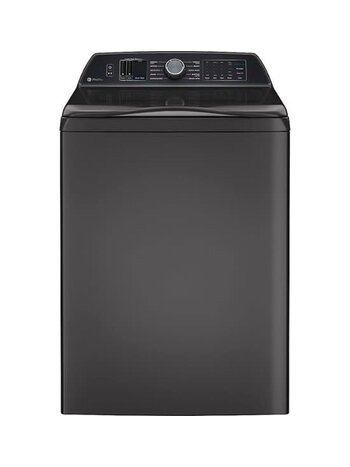 GE *PTW705BPTDG Profile 5.3 cu. ft. High-Efficiency Smart Top Load Washer with Quiet Wash Dynamic Balancing Technology in Diamond Gray