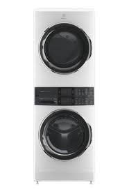 Electrolux *ELTE7600AW  4.5 cu. ft. Stacked Washer and 8.0 cu. ft. Electric Dryer Laundry Tower in White with SmartBoost Premixing, Energy Star
