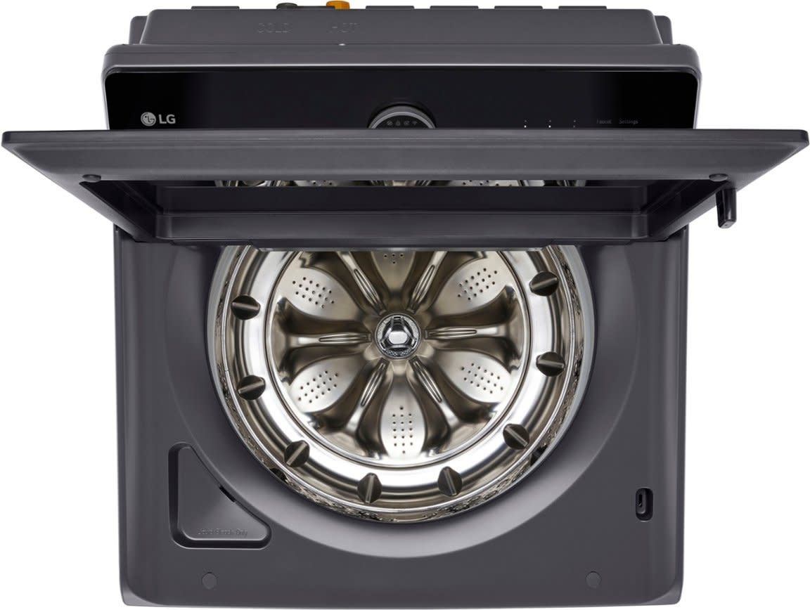 LG *WT8600CB  5.5 Cu. Ft. High Efficiency Smart Top Load Washer with EasyUnload - Matte Black