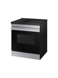 Samsung *Samsung Bespoke 30 in. 6.3 cu. ft. 4-Burner Element Smart Slide-In Induction Range in Stainless Steel with Anti-Scratch Glass