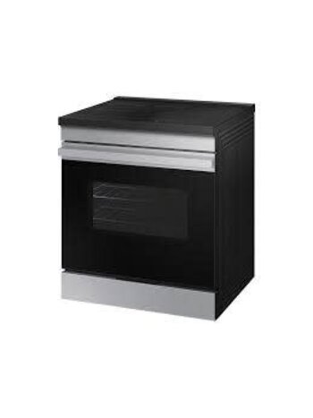 Samsung *Samsung NSI6DG9100SR 30 in. 6.3 cu. ft. 4-Burner Element Smart Slide-In Induction Range in Stainless Steel with Anti-Scratch Glass