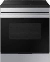 Samsung *Samsung Bespoke 30 in. 6.3 cu. ft. 4-Burner Element Smart Slide-In Induction Range in Stainless Steel with Anti-Scratch Glass