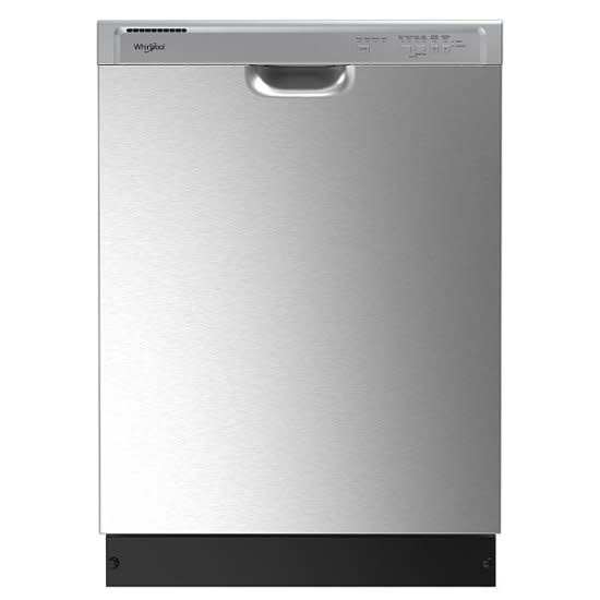 Whirlpool WDF341PAPM (NIB) Front Control Built-In Dishwasher with Boost Cycle and 57 dBa - Stainless Steel