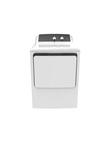 GE *GTX52GASPWB 6.2 cu. ft. Capacity Gas Dryer with Up To 120 ft. Venting