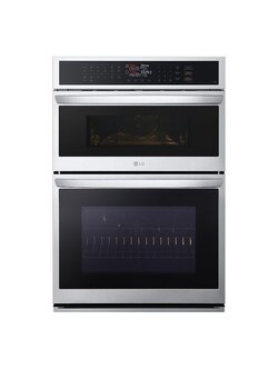 LG *WCEP6423F 30" Smart Built-In Electric Convection Combination Wall Oven with Microwave and Air Fry - Stainless Steel