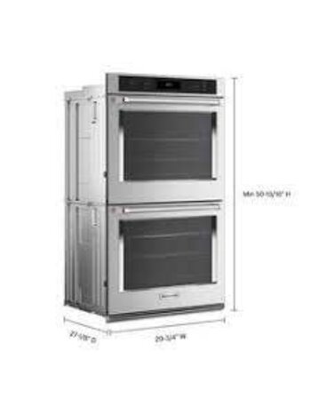 Kitchenaid *KOED530PPS  30 Inch Wide 10 Cu. Ft. Fingerprint Resistant Electric Double Oven with Air Fry