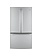 GE *GE GWE23GYNFS Counter-depth 23.1-cu ft French Door Refrigerator with Ice Maker (Fingerprint-resistant Stainless Steel) ENERGY STAR