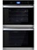 Sharp *SWB3052DS 30-in Double Electric Wall Oven Single-fan European Element Self-cleaning (Edge-to-edge Black Glass/stainless Steel)