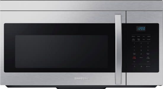 Samsung *ME16A4021AS - 1.6 cu. ft. Over-the-Range Microwave with Auto Cook - Stainless Steel