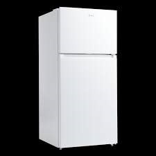 Midea *MRT14D2BWW  14.2-cu ft Counter-depth Top-Freezer Refrigerator (White) Garage Ready ENERGY STAR