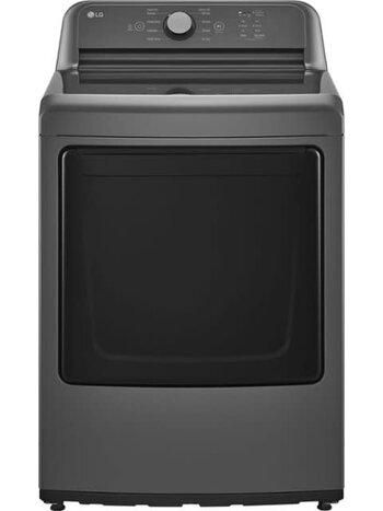 LG *DLE6100M 7.3 Cu. Ft. Electric Dryer with Sensor Dry - Monochrome Grey