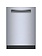 Bosch *SHP78CF5N  800 Series 24-in Top Control Smart Built-In Dishwasher With Third Rack (Stainless Steel), 42-dBA Quietest Sound Level