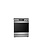 Sharp *SSG3061JS 30-in 5 Burners 6.1-cu ft Self-Cleaning Air Fry Convection Oven Slide-in Gas Range (Stainless Steel)