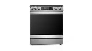 Sharp *SSG3061JS 30-in 5 Burners 6.1-cu ft Self-Cleaning Air Fry Convection Oven Slide-in Gas Range (Stainless Steel)