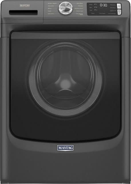 Maytag *MHW5630MBK  4.5 Cu. Ft. High-Efficiency Stackable Front Load Washer with Steam and Fresh Spin - Volcano Black
