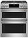CAFE *C2S950P2MS1  30 in. 7.0 cu. ft. Slide-In Smart Double Oven Dual-Fuel Range with Convection and Self-Clean in Stainless Steel