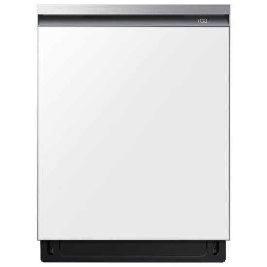 Samsung *DW80BB707012  Bespoke AutoRelease Dry Smart Built-In Stainless Steel Tub Dishwasher with 3rd Rack, StormWash+, 42 dBA - White Glass