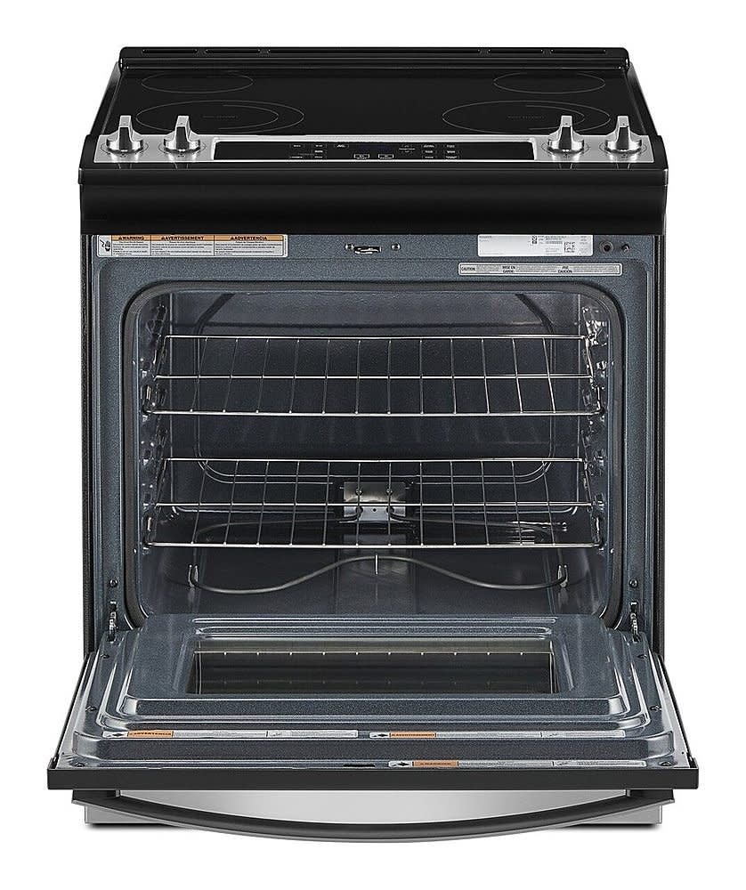 Whirlpool *WEE515S0LS  4.8 cu. ft. 4 Burner Element Single Oven Electric Slide In Range in Stainless Steel