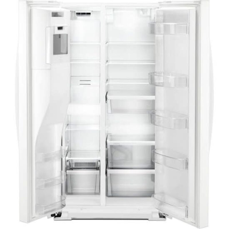 Whirlpool *WRS571CIHW 20.6 Cu. Ft. Side-by-Side Counter-Depth Refrigerator - White