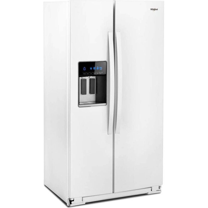 Whirlpool *WRS571CIHW 20.6 Cu. Ft. Side-by-Side Counter-Depth Refrigerator - White