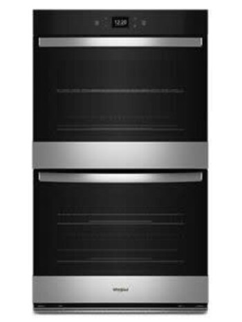 Whirlpool *WOED5030LZ 30-in Smart Double Electric Wall Oven with Air Fry Single-fan and Self-cleaning (Fingerprint Resistant Stainless Steel)
