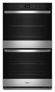 Whirlpool *WOED5030LZ 30-in Smart Double Electric Wall Oven with Air Fry Single-fan and Self-cleaning (Fingerprint Resistant Stainless Steel)