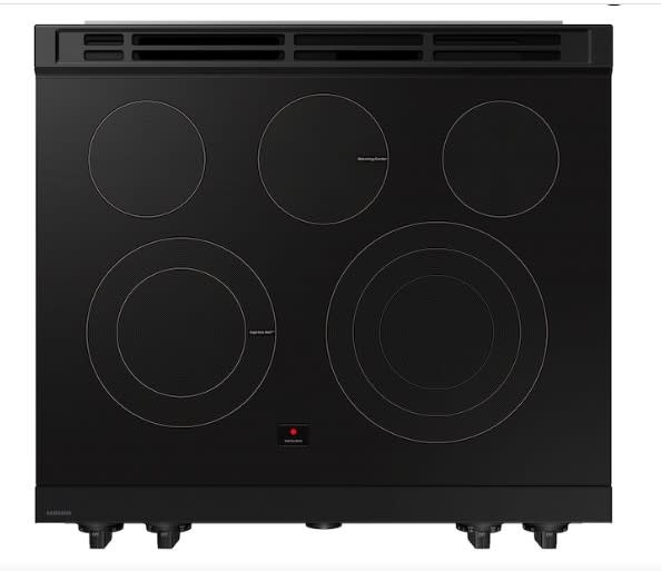 Samsung *NSE6DG8500SR Bespoke 6.3 cu. ft. Smart Slide-In Electric Range with Air Sous Vide & Air Fry in Stainless Steel