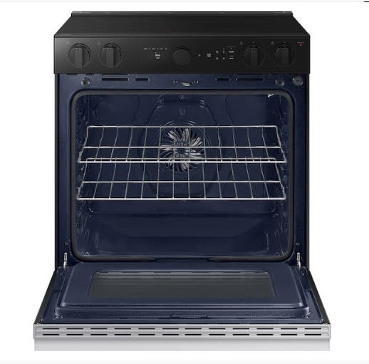 Samsung *NSE6DG8500SR Bespoke 6.3 cu. ft. Smart Slide-In Electric Range with Air Sous Vide & Air Fry in Stainless Steel