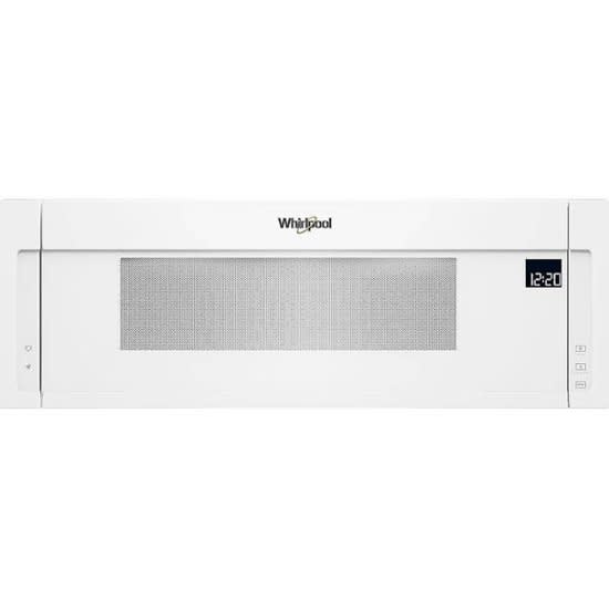 Whirlpool *WML75011HW  1.1 Cu. Ft. Low Profile Over-the-Range Microwave Hood Combination - White