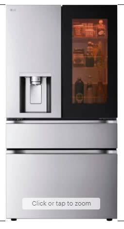 LG *LF29S8365S  Standard-Depth MAX 28.6 Cu. Ft. 4-Door French Door-in-Door Smart Refrigerator with InstaView MyColor - Stainless Steel