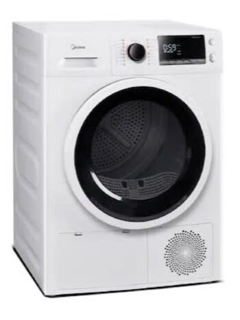 Midea *MLE25H7BWW  4.4-cu ft Stackable Ventless Electric Dryer (White) ENERGY STAR