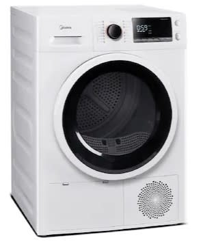 Midea *MLE25H7BWW  4.4-cu ft Stackable Ventless Electric Dryer (White) ENERGY STAR