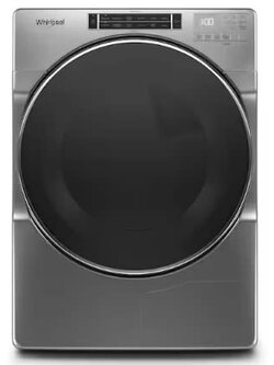 Whirlpool *WHD862CHC  7.4 cu. ft. 240-Volt Stackable Chrome Shadow Electric Ventless Dryer with Intuitive Touch Controls, ENERGY STAR