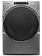 Whirlpool *WHD862CHC  7.4 cu. ft. 240-Volt Stackable Chrome Shadow Electric Ventless Dryer with Intuitive Touch Controls, ENERGY STAR