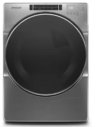 Whirlpool *WHD862CHC  7.4 cu. ft. 240-Volt Stackable Chrome Shadow Electric Ventless Dryer with Intuitive Touch Controls, ENERGY STAR