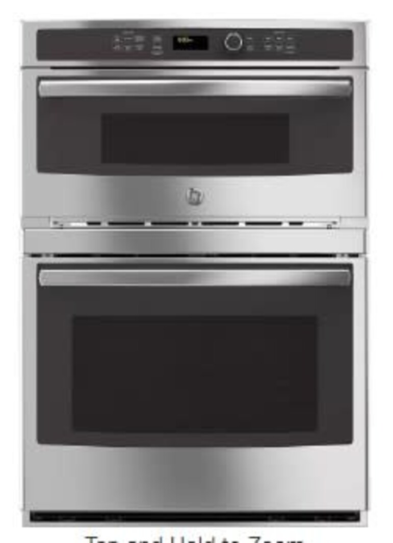 GE *PT7800SHSS  Profile 30 in. Double Electric Wall Oven with Convection Self-Cleaning and Built-In Microwave in Stainless Steel