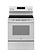 Edgestar *GRF400SVWW   30-in Glass Top 4 Burners 5.3-cu ft Steam Cleaning Freestanding Electric Range (White)