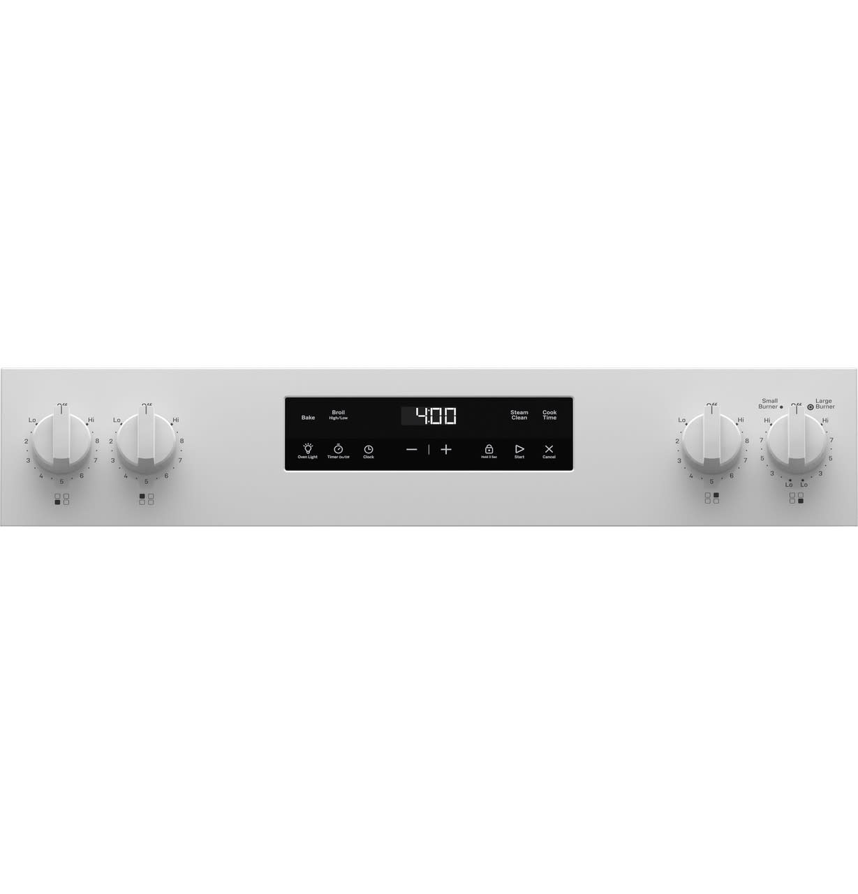 Edgestar *GRF400SVWW   30-in Glass Top 4 Burners 5.3-cu ft Steam Cleaning Freestanding Electric Range (White)