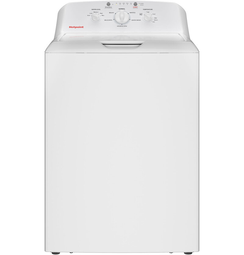 Hotpoint * HTW265ASWWW 4.0 Cu. Ft. High-Efficiency Top Load Washer with Cold Plus - White
