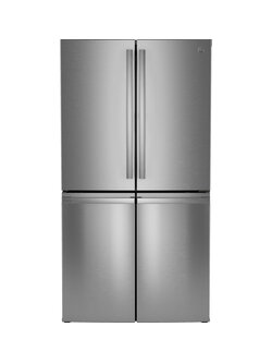GE *PAD28BYTFS  28.4 Cu. Ft. Quad-Door Refrigerator with Dual-Dispense AutoFill Pitcher and Door in Door